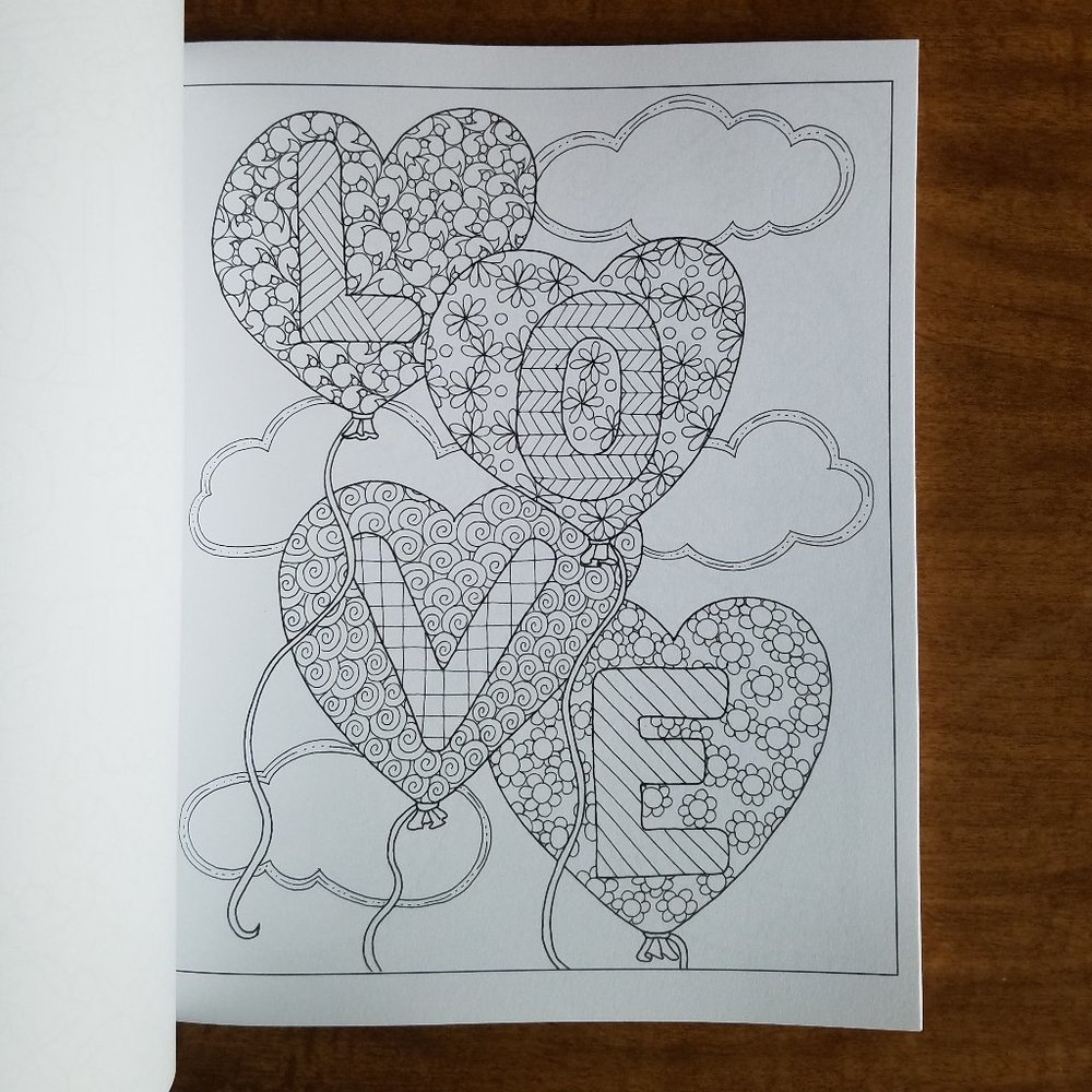 Loving Expressions Adult Coloring Book - Picture 5 of 8